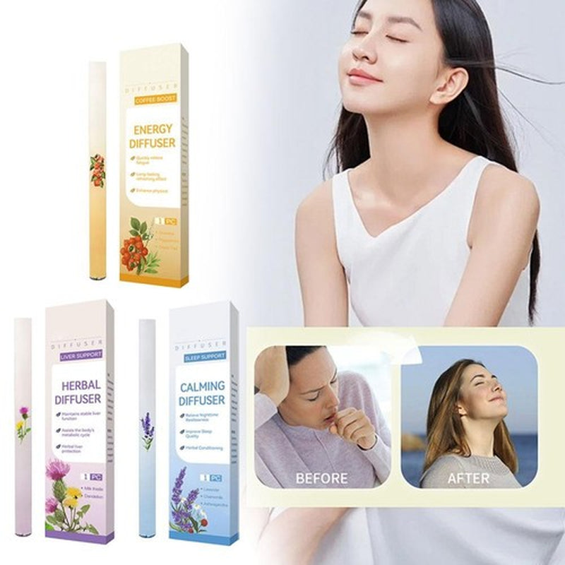 Herbal Diffuser with Mullein Thyme Mint for Lung Health and Fresh Air AU