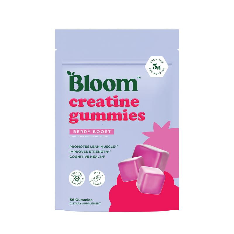 Bloom Nutrition Creatine Gummies - Energy, Cognitive Health & Post-Workout Muscle Recovery Promotes & Muscle Improves
