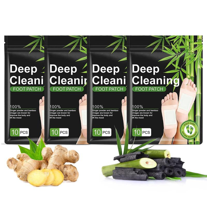 20PCS Natural Herbal Foot Detox Patches -Gingerbamboo Deep Cleansing Pads for Stress Relieftoxin Removal, Better Sleep & Wellness Fitnesstreatment Healthcare Solution Therapeutichealthy Therapy