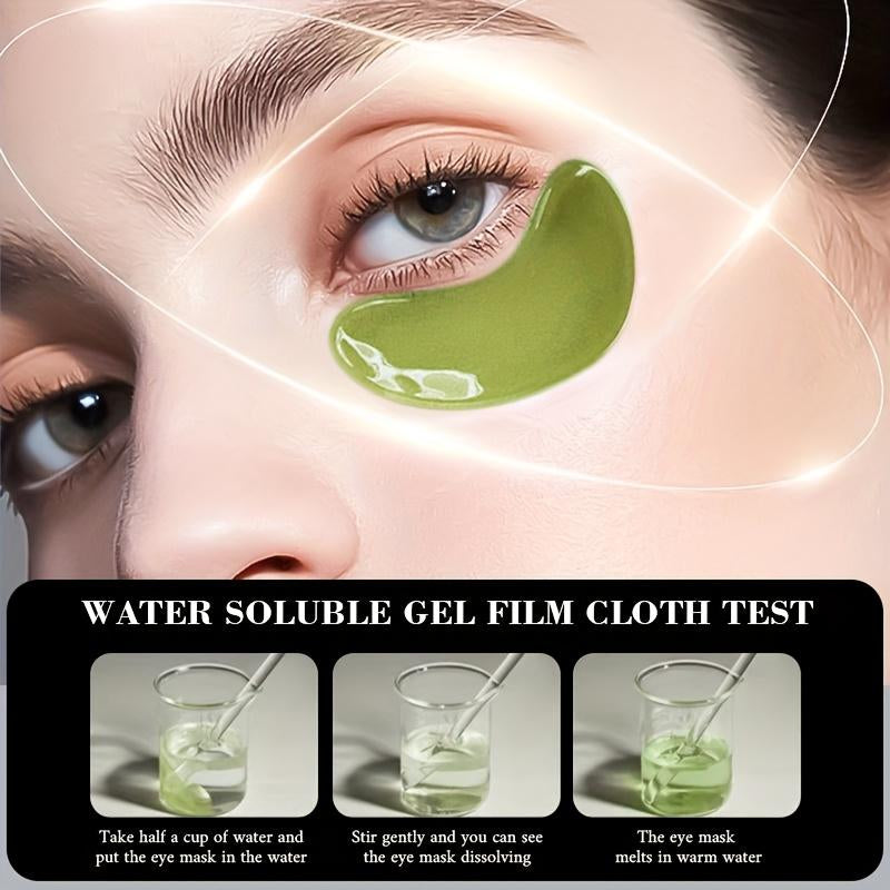 80G Avocado Hyaluronic Acid Eye Mask, Rich in Hyaluronic Acid, Deeply Hydrates and Moisturizes, Effectively Reduces Dark Circles, Improves Eye Bags and Puffiness, Smooths Fine Lines around the Eyes, and Brightens the Eye Area