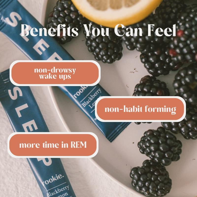 Rookie Relaxation & Sleep - W/Magnesium Bisglycinate, 1Mg Melatonin & Herbal Extracts + Sugar-Free & No Fillers