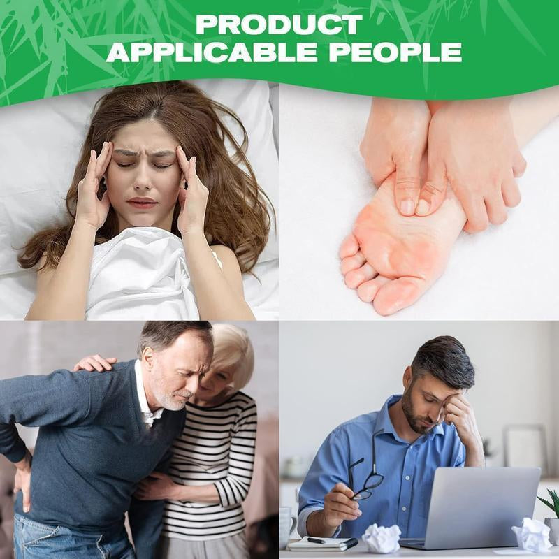 20PCS Natural Herbal Foot Detox Patches -Gingerbamboo Deep Cleansing Pads for Stress Relieftoxin Removal, Better Sleep & Wellness Fitnesstreatment Healthcare Solution Therapeutichealthy Therapy