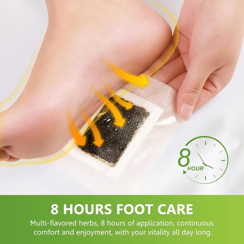 20PCS Natural Herbal Foot Detox Patches -Gingerbamboo Deep Cleansing Pads for Stress Relieftoxin Removal, Better Sleep & Wellness Fitnesstreatment Healthcare Solution Therapeutichealthy Therapy