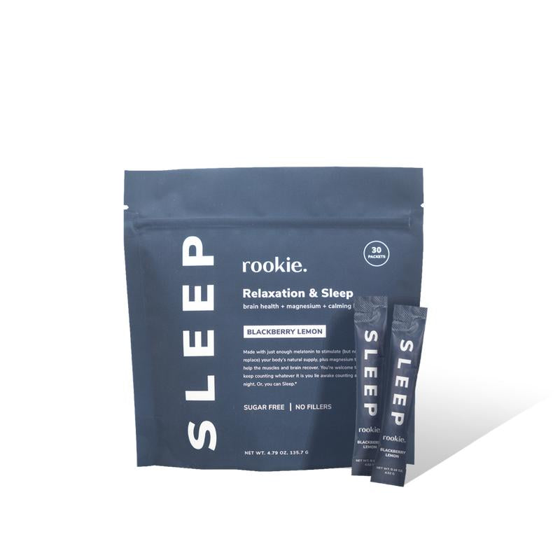 Rookie Relaxation & Sleep - W/Magnesium Bisglycinate, 1Mg Melatonin & Herbal Extracts + Sugar-Free & No Fillers