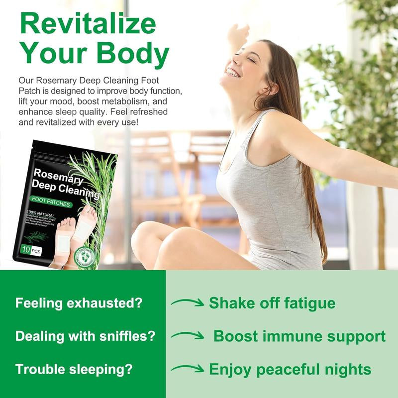 20PCS Natural Herbal Foot Detox Patches -Gingerbamboo Deep Cleansing Pads for Stress Relieftoxin Removal, Better Sleep & Wellness Fitnesstreatment Healthcare Solution Therapeutichealthy Therapy