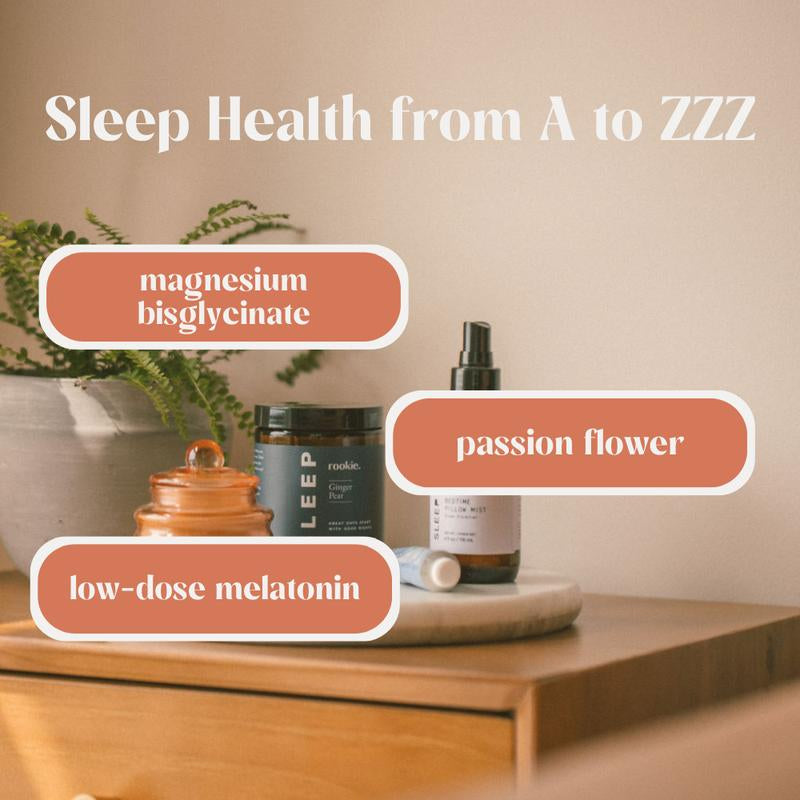 Rookie Relaxation & Sleep - W/Magnesium Bisglycinate, 1Mg Melatonin & Herbal Extracts + Sugar-Free & No Fillers