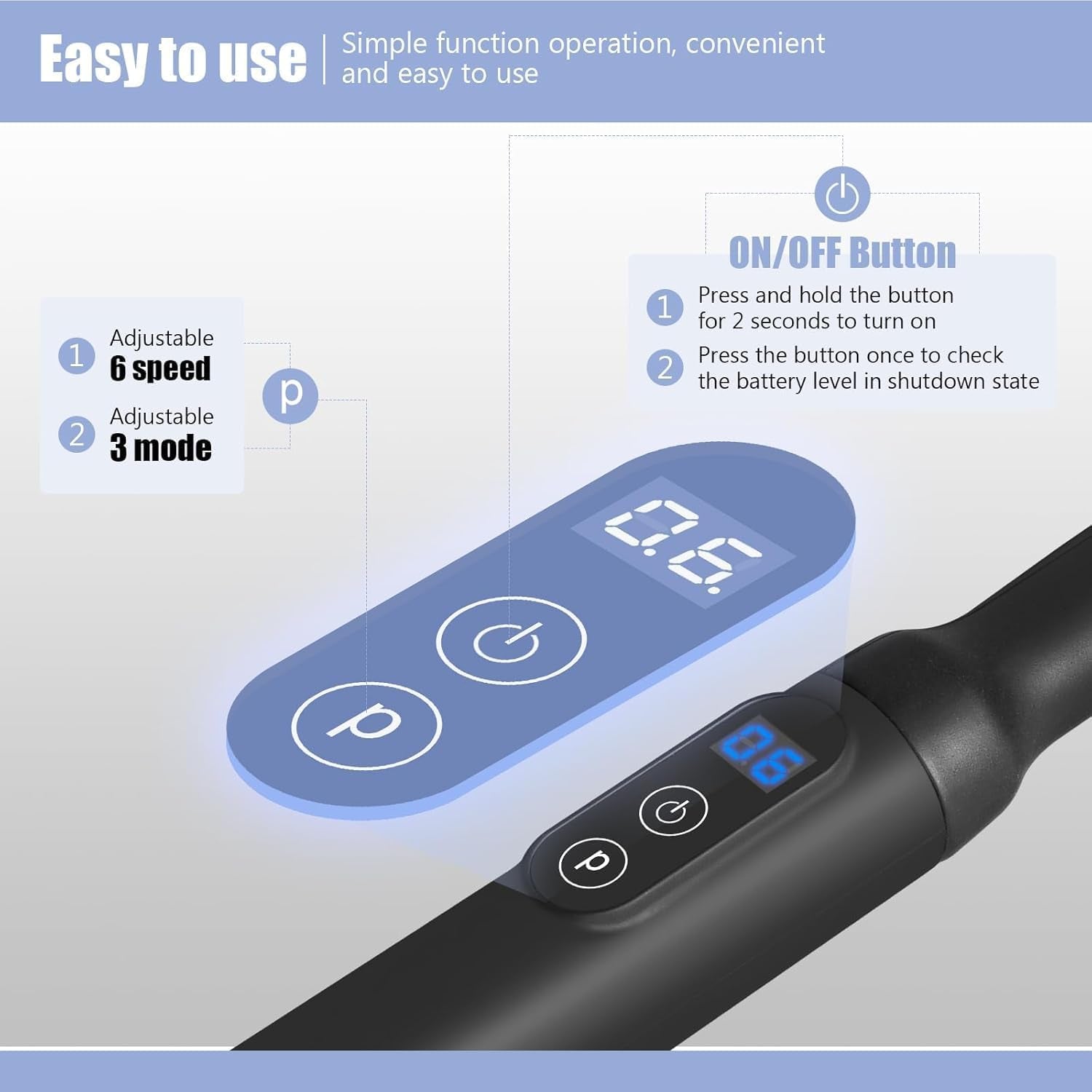 Professional Smart Bent-Head Massage Gun | Deep Tissue Massager for Athletes & Full-Body Relaxation 6 Adjustable Speeds | 4 Interchangeable Heads | Aussie-Friendly Design | Ideal for Muscle Recovery & Pain Relief